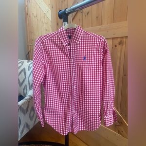 Ralph Lauren Button Up Pink Gingham Size S